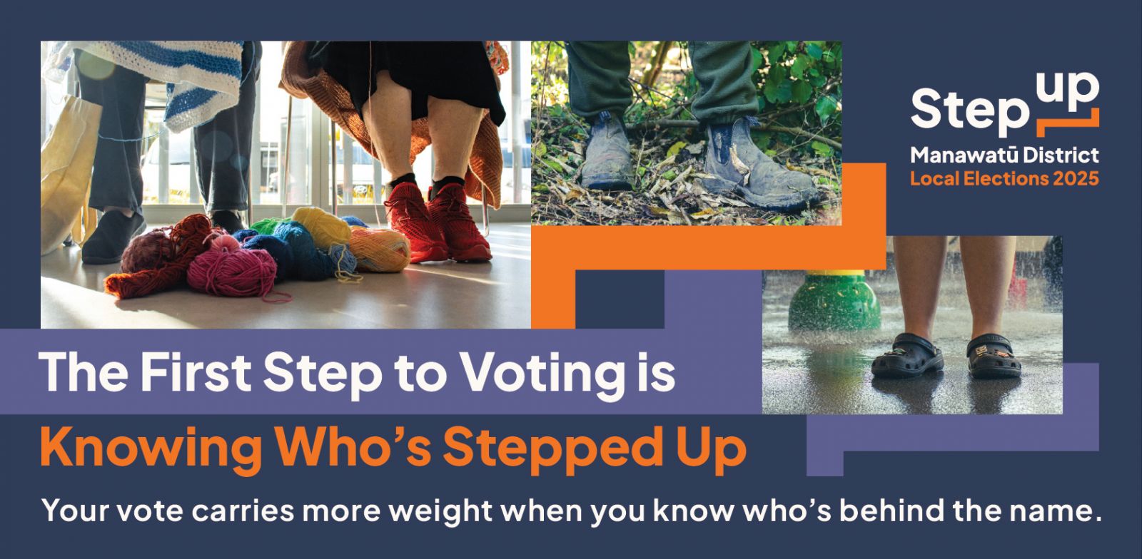 Step Up elections banner
